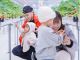 地面から80c程の高さに実ったいちごはお子様からも収穫しやすい♪