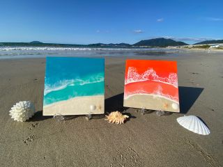 波アート体験☆パネル