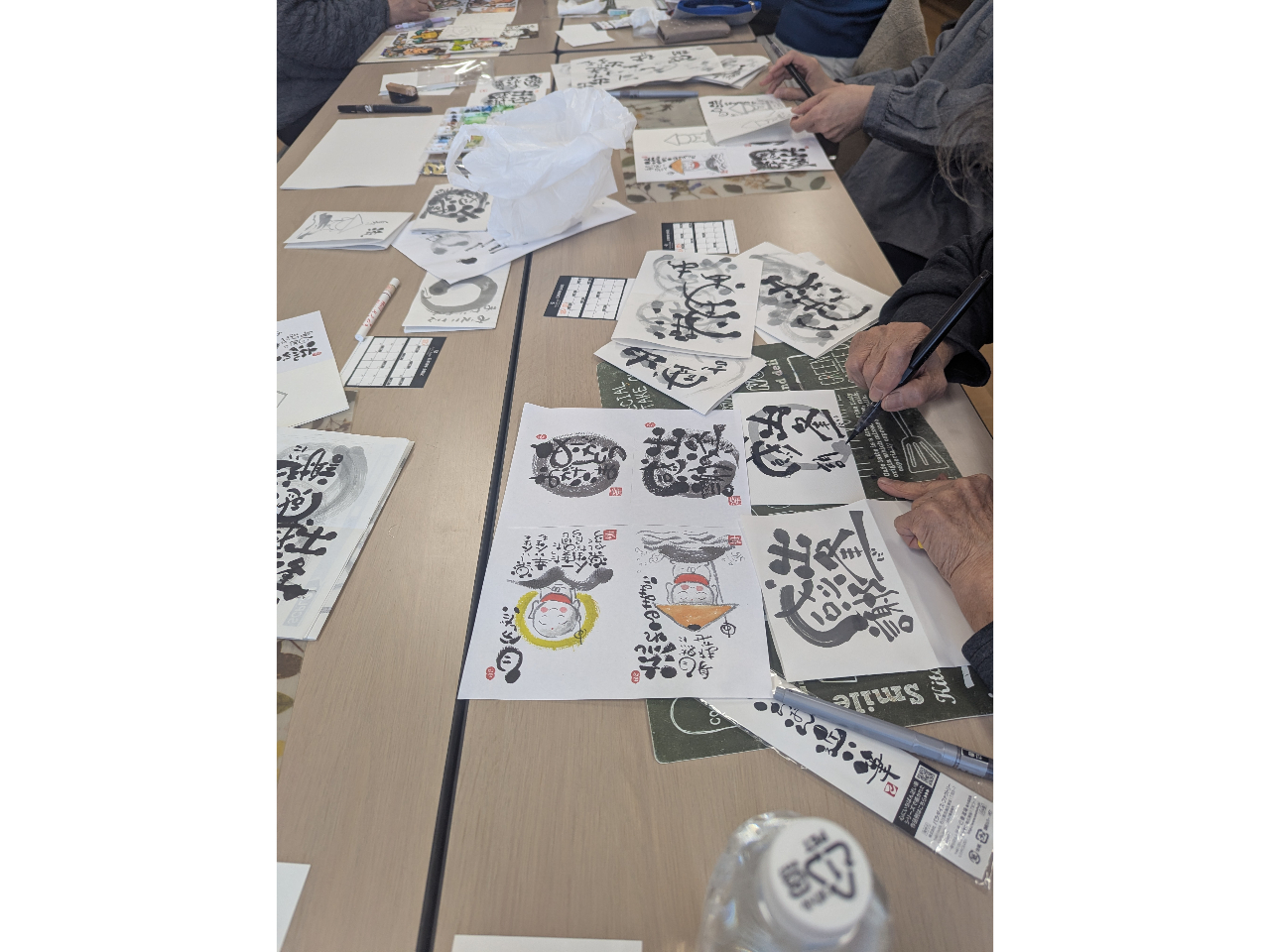 【帯広】【とかちプラザ】己書四つ葉道場|筆ペンで味のある己書体験|カップル・女子...