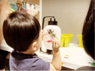 ちょうちんへの絵付け!!