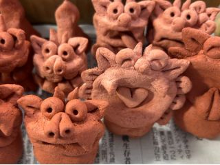 シーサー絵付け体験