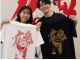 カップルでお揃いのアートを、色違いで!グループみんなでお揃いのTシャツを着てBBQなど、使い方はいっぱいです!