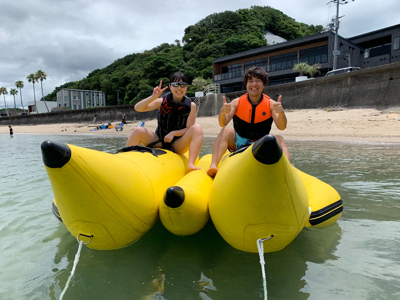 和歌山・南紀白浜／田辺】定番マリンスポーツ☆バナナボート☆小さな