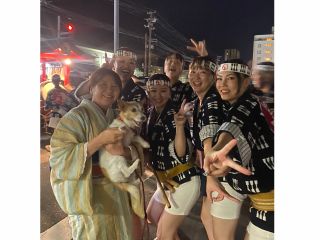 秋田市 竿灯まつり お囃子のお姉さんたち