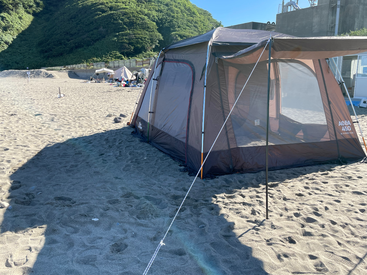山形・鶴岡】＼手ぶらでキャンプ体験／準備不要！海水浴場でテント