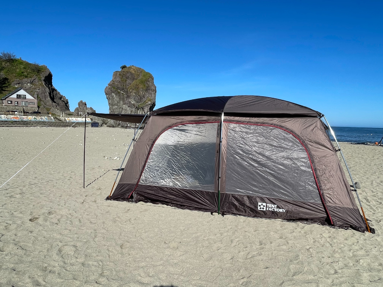 【山形・鶴岡】\お手軽キャンプ体験/準備不要!海水浴場でテントキャンプ&BBQ♪...