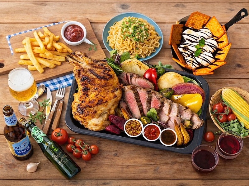 【手ぶらでOK】肉盛りコンボBBQプラン(ソフトドリンクorアルコール飲み放題付...