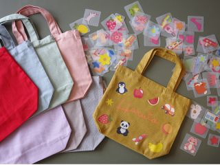DTFシートを自由に組み合わせて作る世界に一つだけのトートバッグ