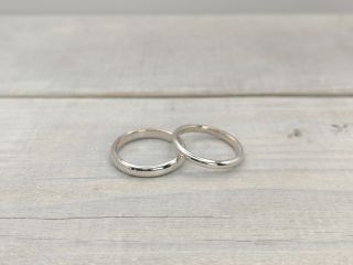 シルバーリング 甲丸