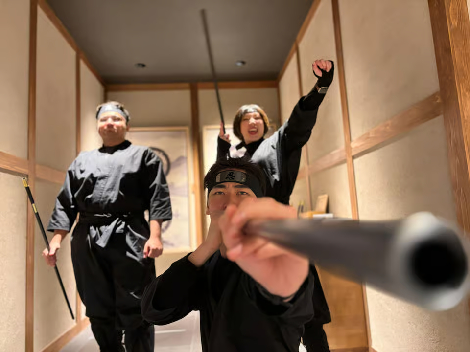 京都・嵐山】＼ミヤネ屋で特集！／手裏剣や吹き矢などの忍術に挑戦
