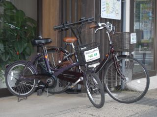 \シティサイクル・電動アシスト付き自転車をご用意/