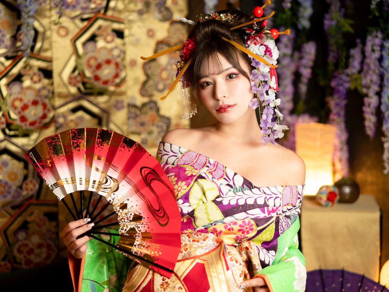 京都・花魁変身体験】花魁スタジオ柚桜～yusakura～｜カップルに人気