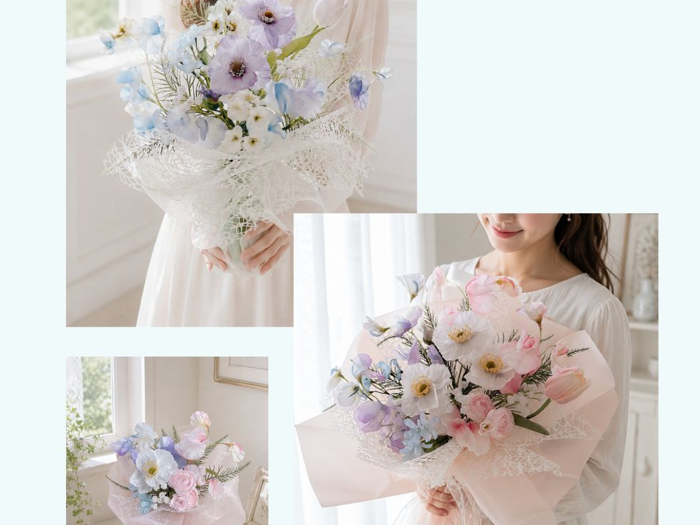 東京フラワー体験】韓国風スタンディングブーケ作り｜インテリア・結婚