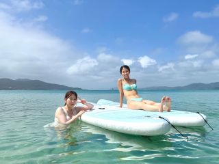 \息のをのむ絶景!奄美ブルーでSUP体験/