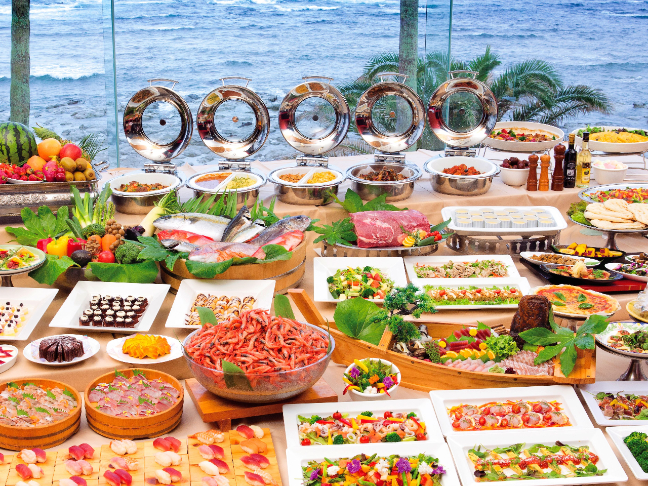 【外来】ディナーバイキング~オーシャンビューレストランで味わう房総の海の幸~