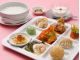 中華粥セット(9種類の料理+中華粥+香の物+デザートまたはコーヒー付き)