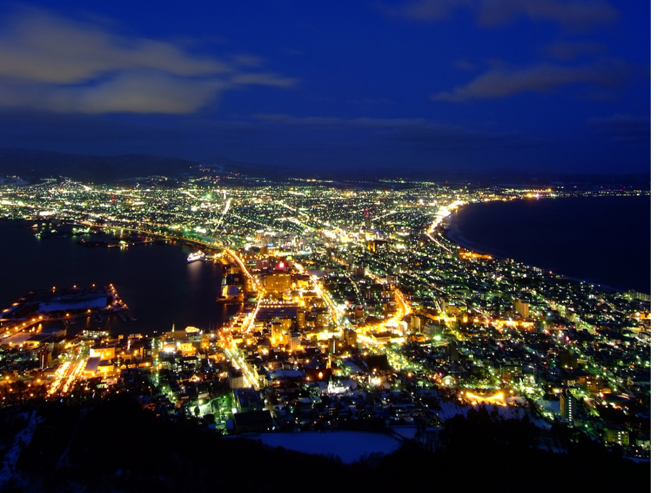 【函館山夜景 2時間】車いすのまま特等席へ!有資格ドライバーと福祉ハイヤーで巡る...