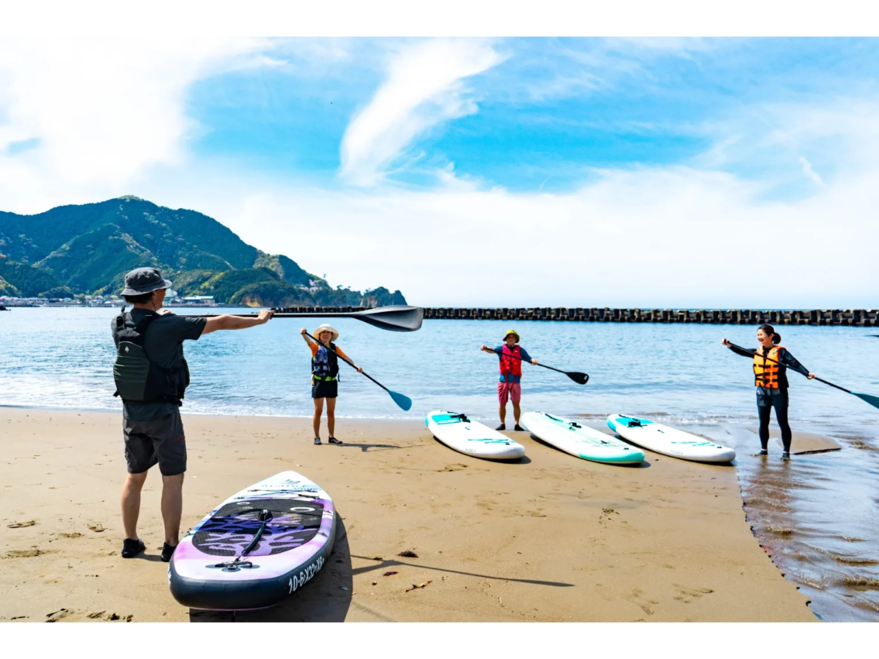 西伊豆】SUP体験｜朝の透明な海を満喫！初心者OK・絶景映え
