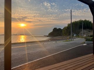 室内からの景色はオーシャンビュー!