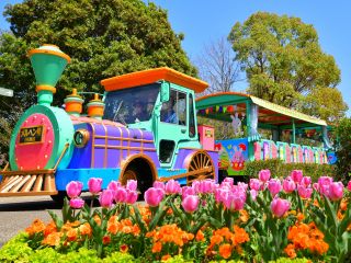 デンパーク園内を周遊するメルヘン号
