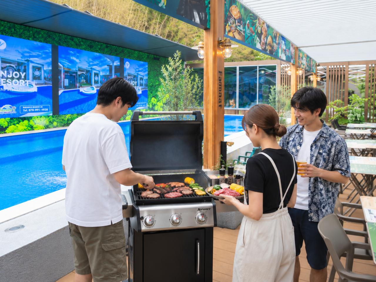 �Ă��Ƃ��납��y������ �{�iBBQ���݂�ȂŊy�������I
